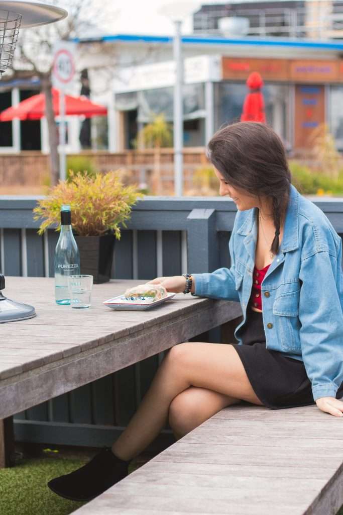 Catriona Humphries eating out